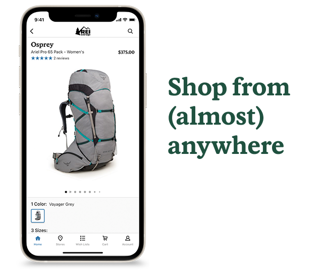 Shop from (almost) anywhere