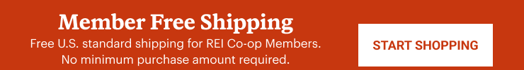 Member Free Shipping. Free U.S. standard shipping for REI Co-op Members. No minimum purchase amount required. START SHOPPING